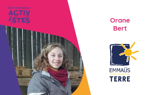 Orane Bert, cofondatrice de l'Association TERRE - Communauté Emmaüs